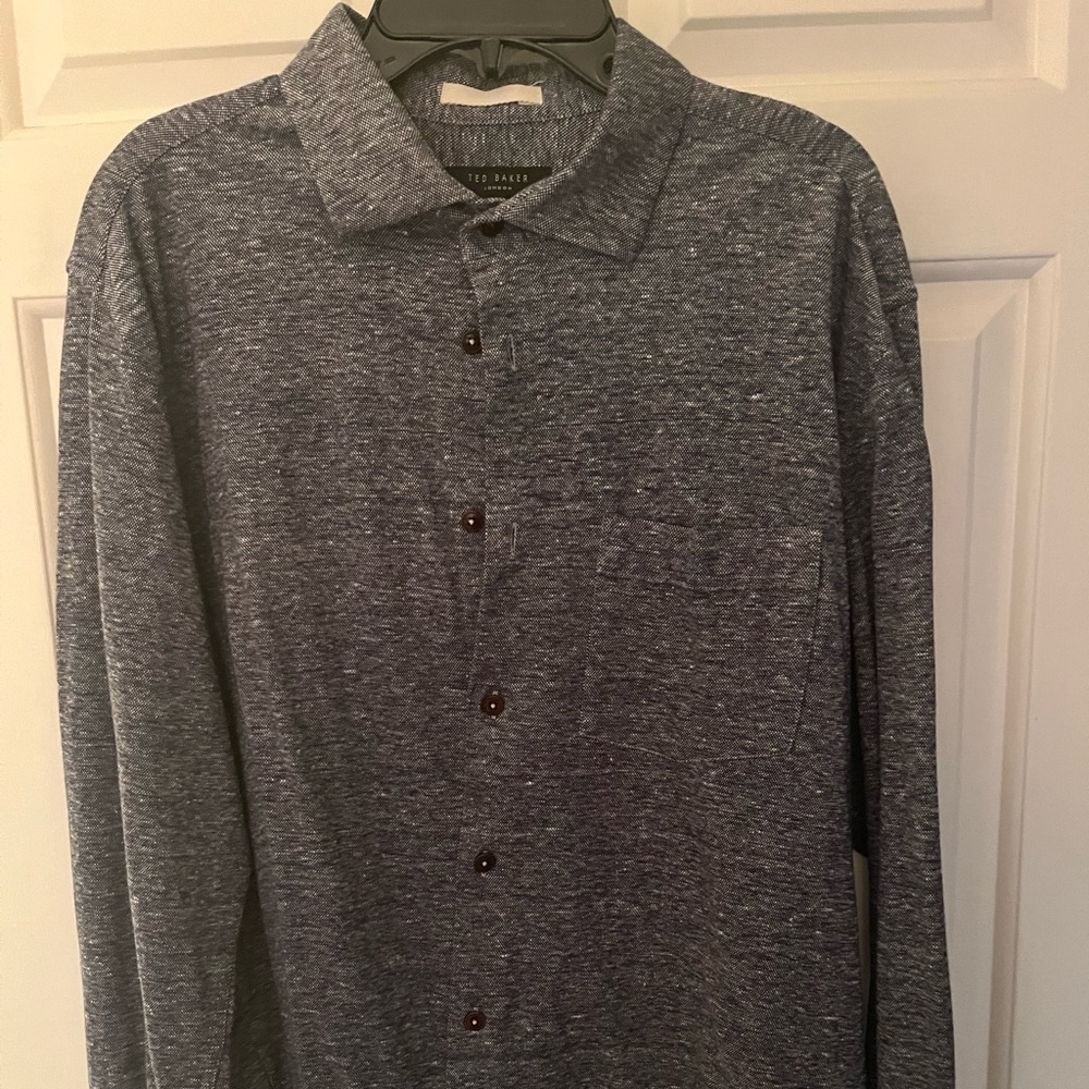 Ted Baker grey button down